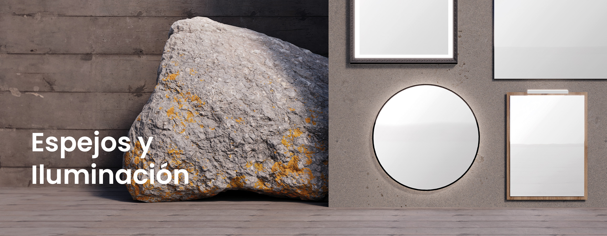 Espelhos e Iluminação | Banner Principal 