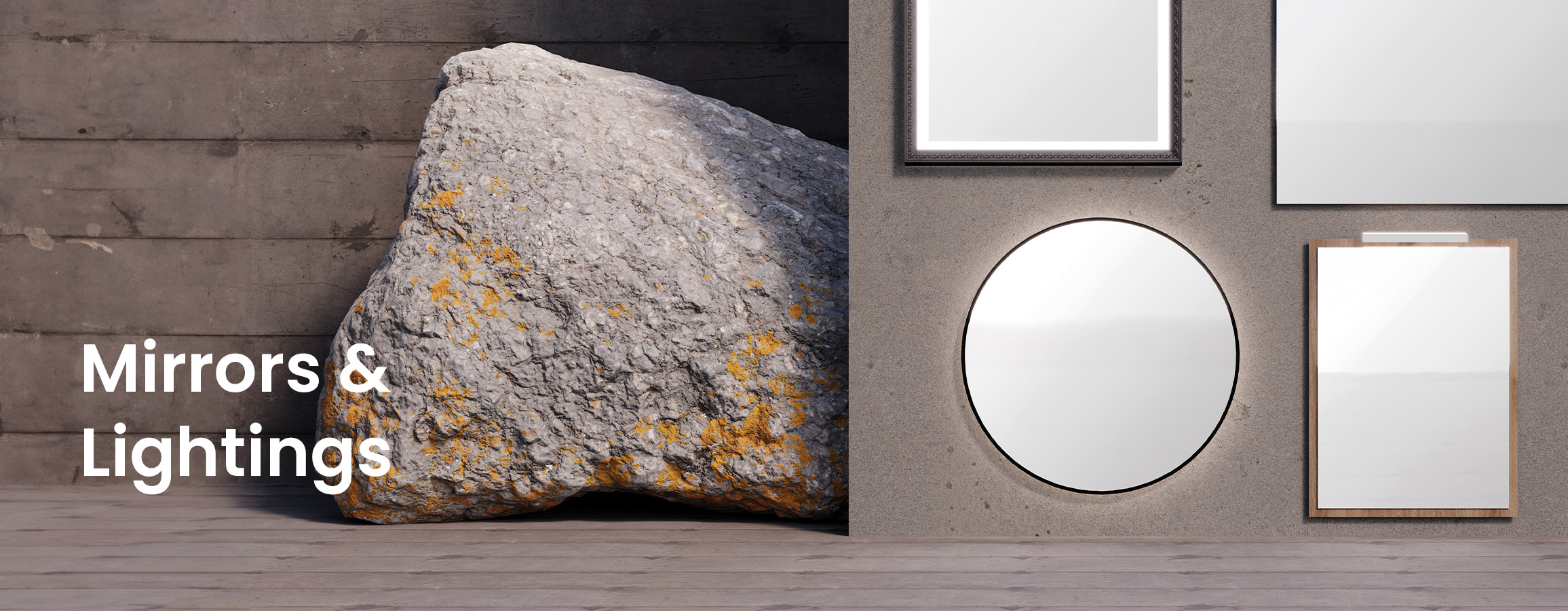 Espelhos e Iluminação | Banner Principal 