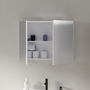 CITY 80x60 cm P2 Mirror Cabinet White - 5602566001986