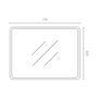 ECLIPSE 77x57 cm LED Mirror - 5602560151854