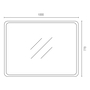 ECLIPSE 100x77 cm LED Mirror - 5602560151861