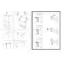 Half Tall Unit ZEUS Freestanding 60 cm Dark Grey Oak - 5602566211446