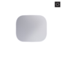 Espelho BARI 80x70 cm Branco - 5602566215123
