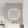 Espelho BARI 80x70 cm Branco - 5602566215123