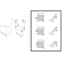 Cabinet ZEUS Freestanding 40 cm with Basket Grey Oak - 5602566216427