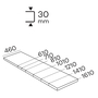 Encimera 30mm PLAY V2 100 cm Roble Natural - 5602566233172
