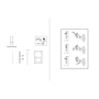 Coluna JOTA Suspensa 35 cm Branco Mate - 5602566234278