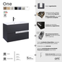 Móvel ONE Suspenso 60 cm Azul Matte - 5602566234711