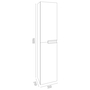 Coluna ONE Suspensa 35 cm Cinza Matte - 5602566234827