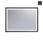 Espelho LIZ 120x90cm Preto Mate - 5602566234995