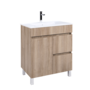 Vanity ZEUS Freestanding 70 cm Oak - 5602566235428