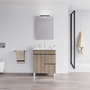 Vanity ZEUS Freestanding 70 cm Oak - 5602566235428