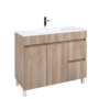 Vanity ZEUS Freestanding 100 cm Oak - 5602566235442