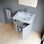 Mueble SOLERO Suspendido 60 cm Roble Gris - 5602566235824
