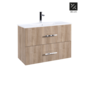 Mueble TINY Suspendido 80 cm Roble - 5602566235954