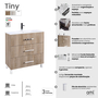 Mueble TINY Suelo 60 cm Roble - 5602566236012