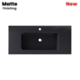 Lavabo GO 100 Cerámica Negro Mate - 5602566236593