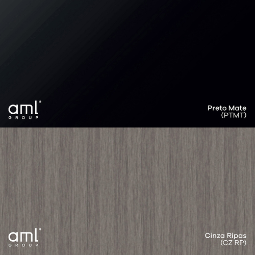 Móvel TITANIUM Suspenso 120 cm Negro Mate e Cinza Ripas - 5602566242457