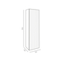 Coluna WAVE Suspensa 35 cm Carvalho Escuro - 5602566243416