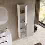 Coluna LOFTY Suspensa 35 cm Branco c/ puxador Gold - 5602566244482