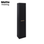 Columna LOFTY Suspendida 35 cm Negro Mate c/ tirador Gold - 5602566244499