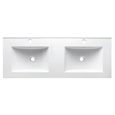 Lavatório TUY 120 2P Cerâmica Branco