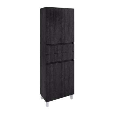 Columna PLAY/ZEUS Suelo 60 cm Roble Gris Oscuro