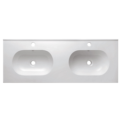 Basin CHANEL 120 Double Ceramic White