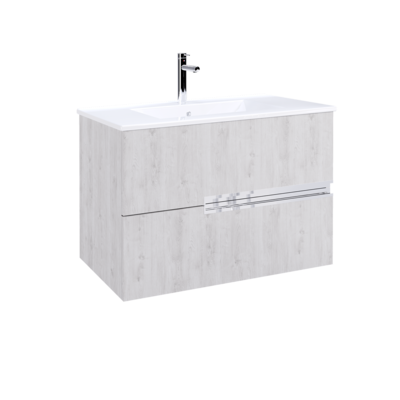 Móvel ONE Suspenso 80 cm Carvalho Cinza