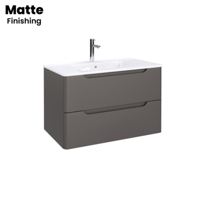 Móvel JOTA Suspenso 80 cm Cinza Mate