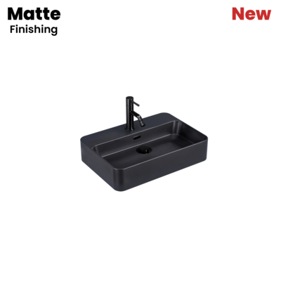 Lavatório TRUST 55  Cerâmica Negro Mate
