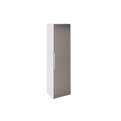 Tall Unit TITANIUM Suspended White & Grey Stripes
