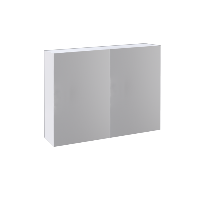 CITY 80x60 cm P2 Mirror Cabinet White - 5602566001986