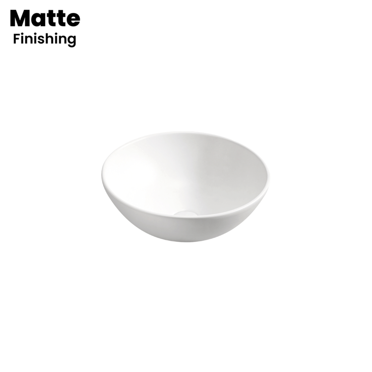 Basin SIMPLE 40 Ceramic Matte White - 5602566181145