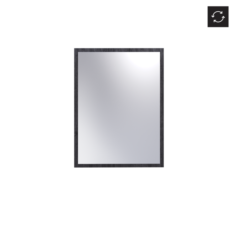Espelho MADRID 60x80 cm Carvalho Cinza Escuro - 5602566215024