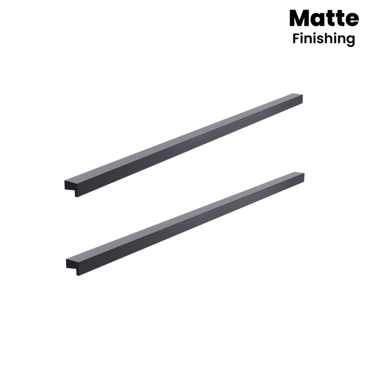 Kit 2 Puxadores MODERN 60 Negro - 5602566217387