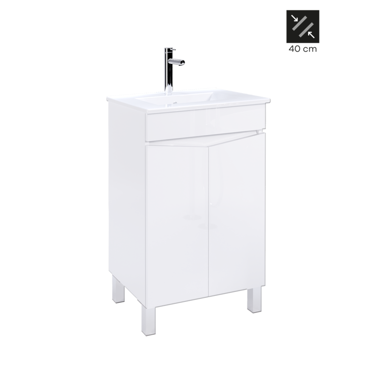 Móvel KEY Chão 50 cm Branco (SÓ MÓVEL) - 5602566223623