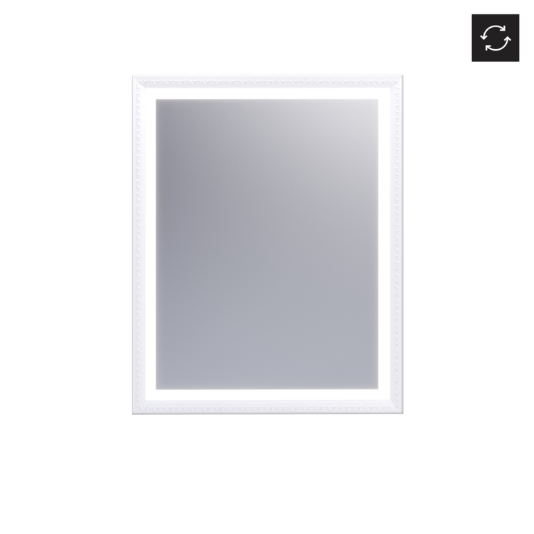Espelho LIZ 80x100cm Branco Mate - 5602566234957